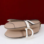 Christian Dior Saddle Bag With Strap Pink